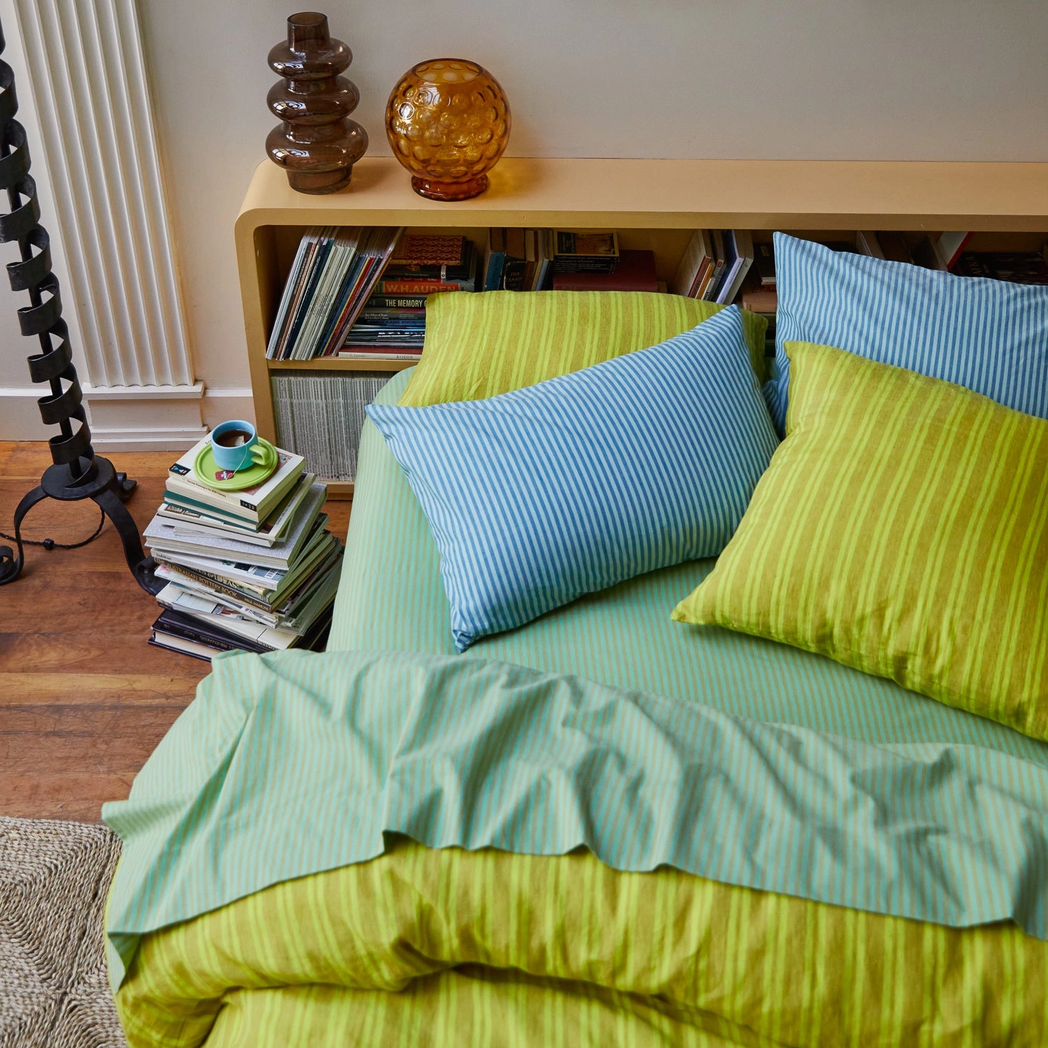 Cordell Cotton Pillowcase Set - Capri