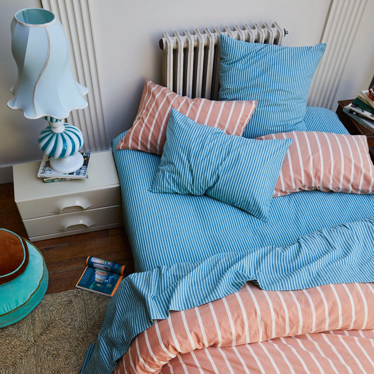 Cordell Cotton Pillowcase Set - Capri