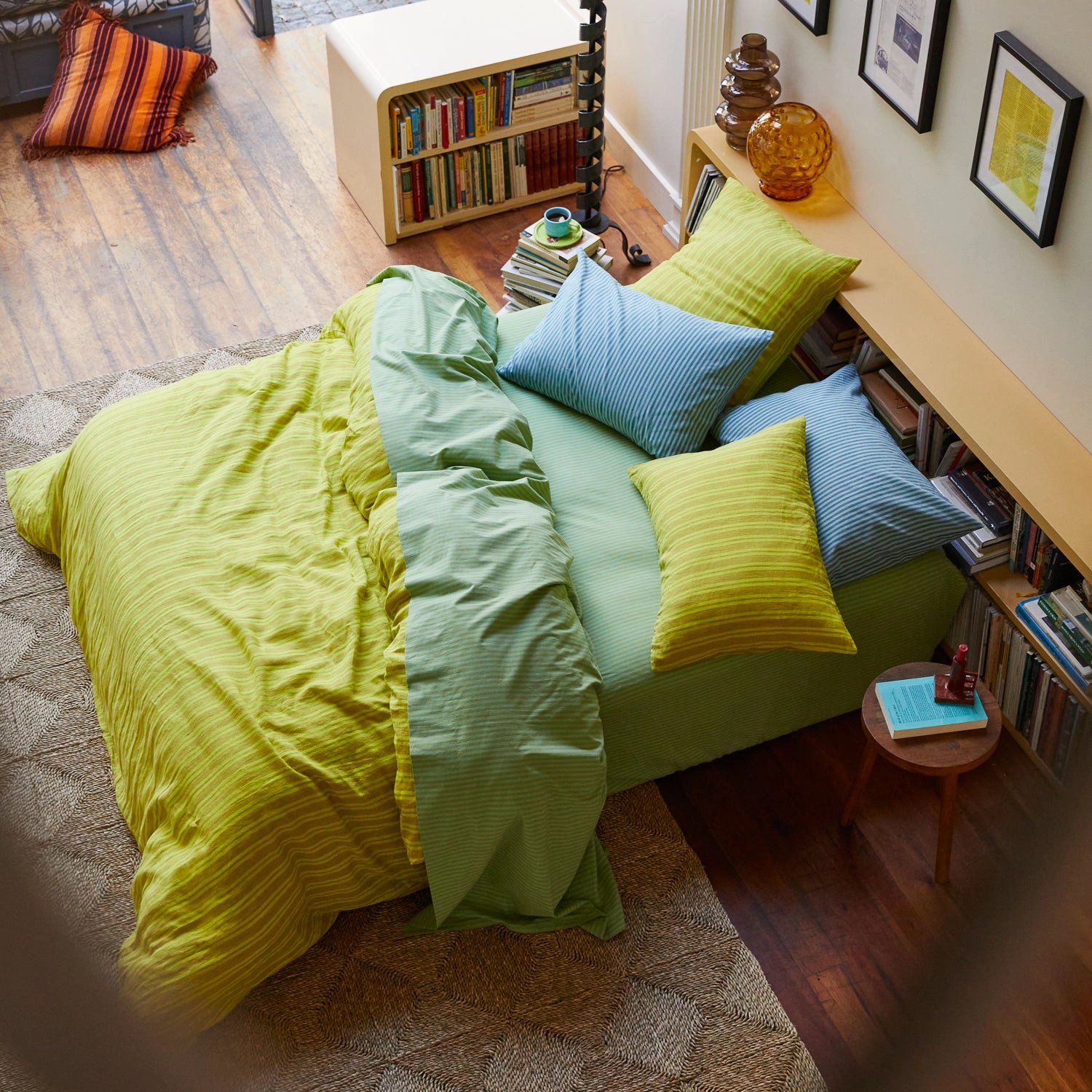 Cordell Cotton Pillowcase Set - Capri