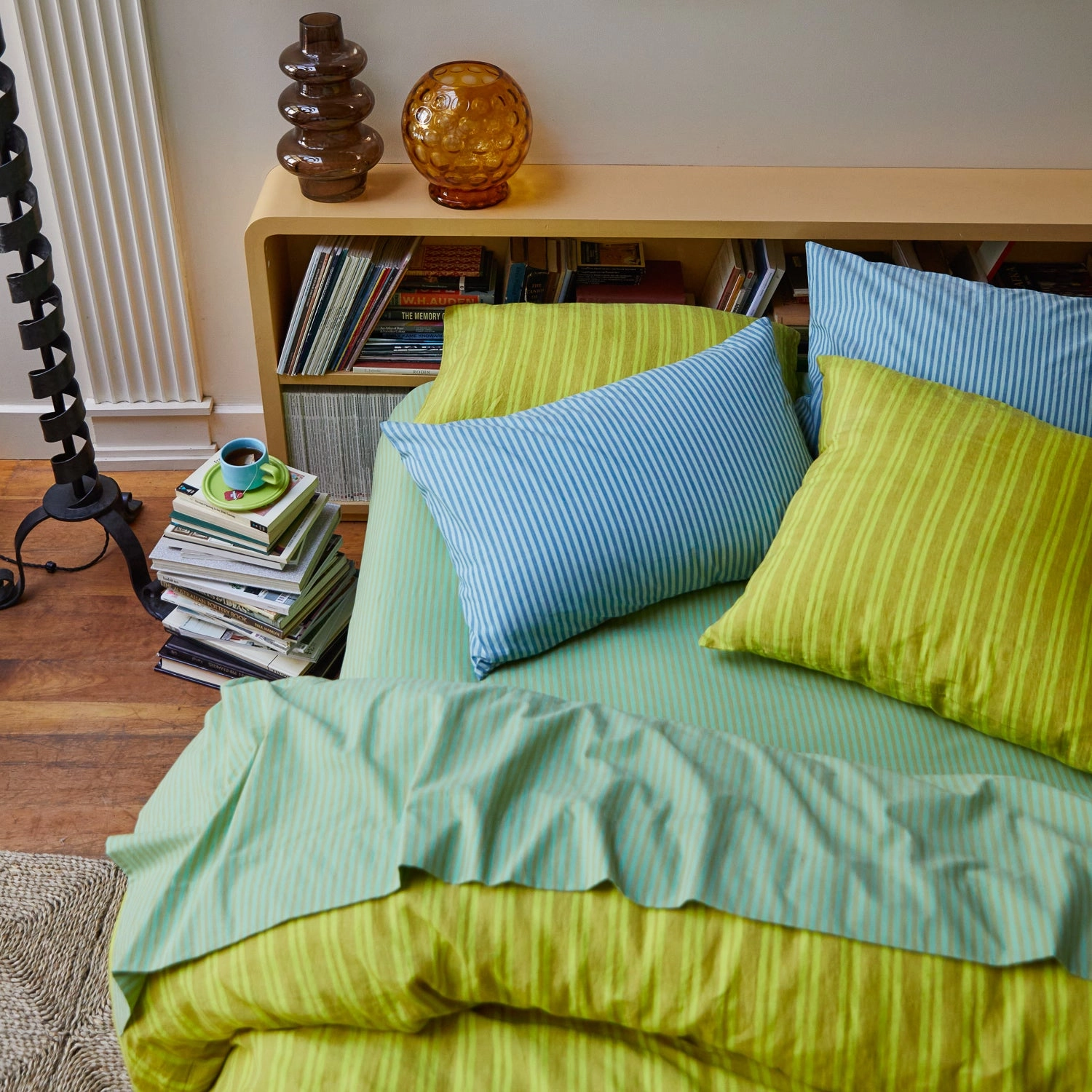 Cordell Cotton Pillowcase Set - Capri