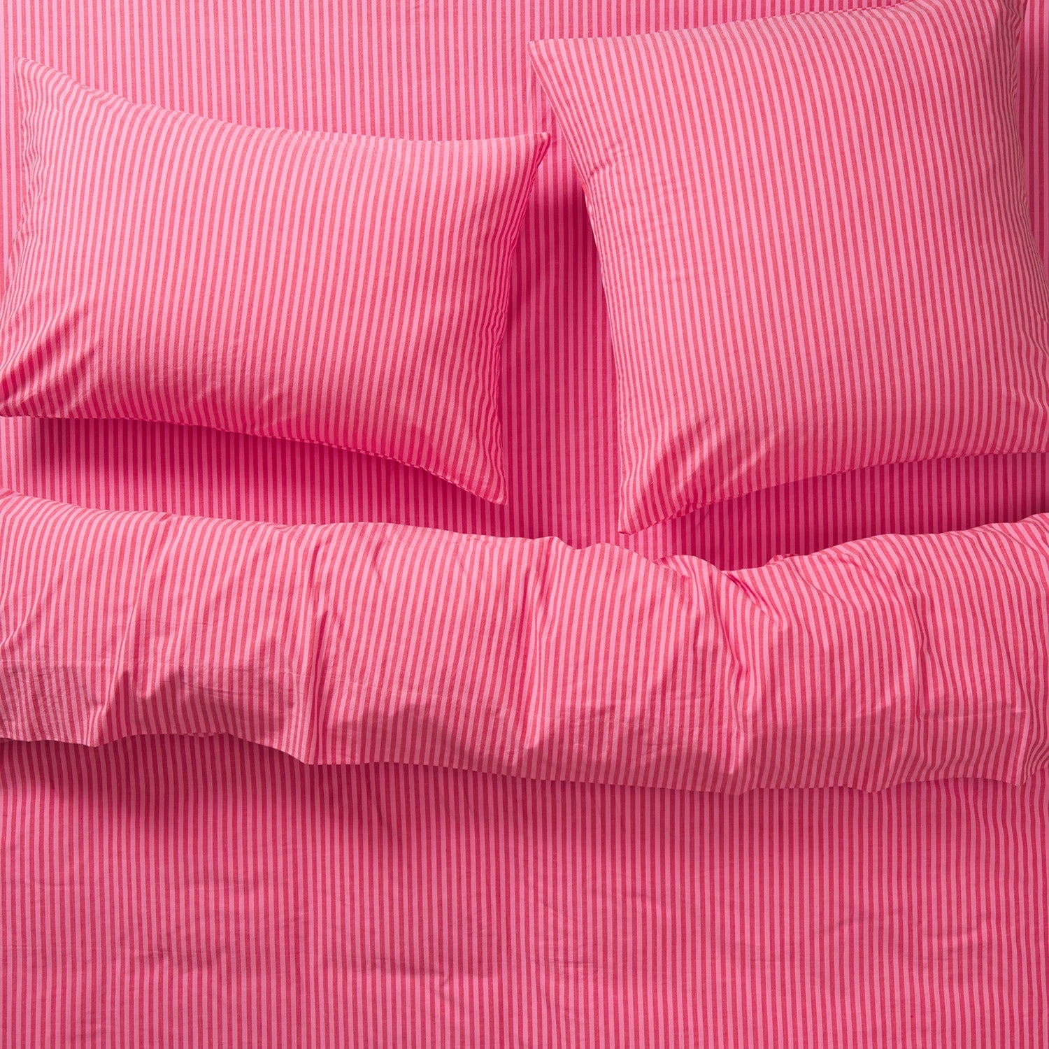 Cordell Cotton Pillowcase Set - Scarlet