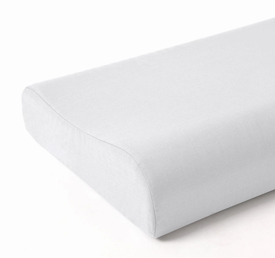 Cotton Blend Contour Pillowcase White