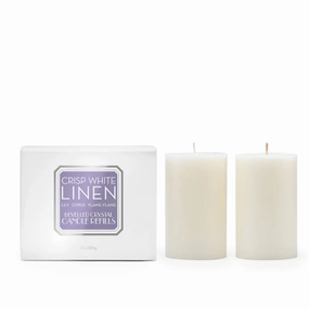 Crisp White Linen 220g Candle Refill by Abode Aroma