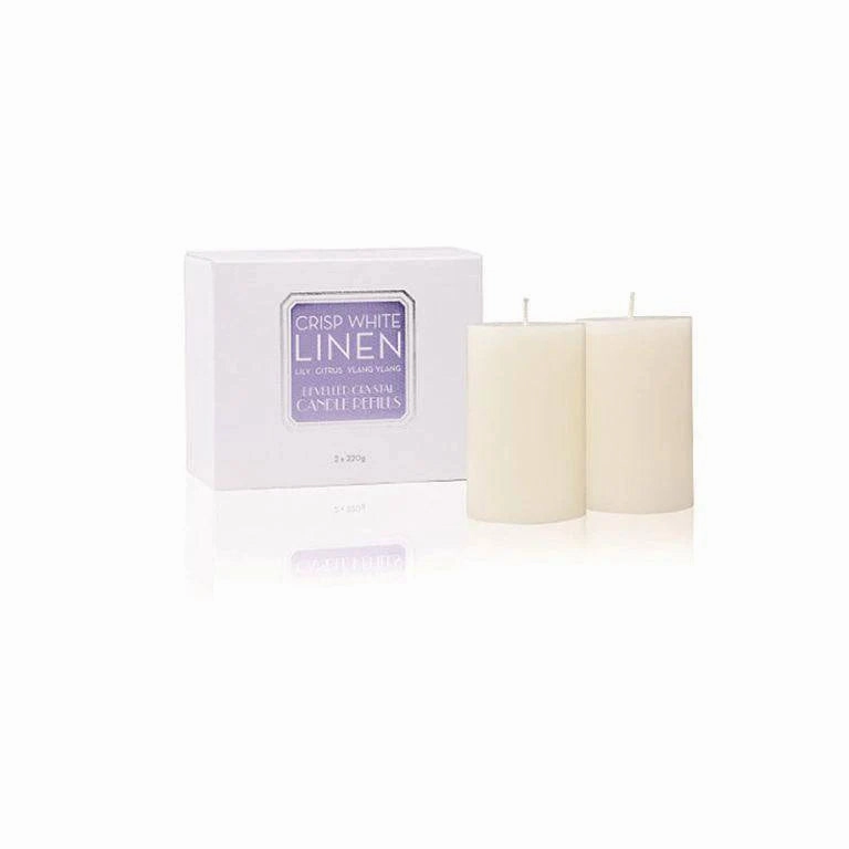 Crisp White Linen 220g Candle Refill by Abode Aroma