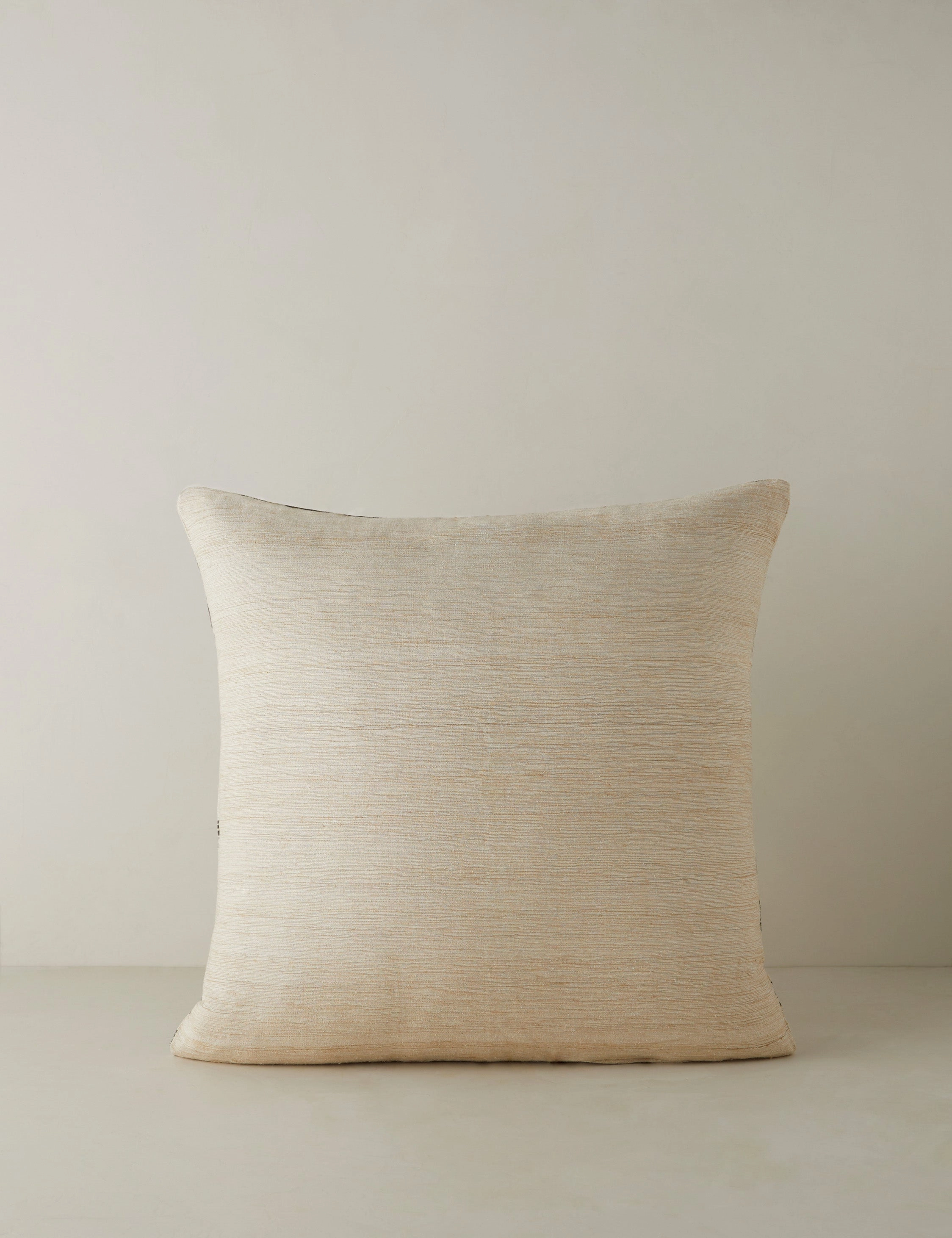 Crossmarks Silk Pillow by Élan Byrd