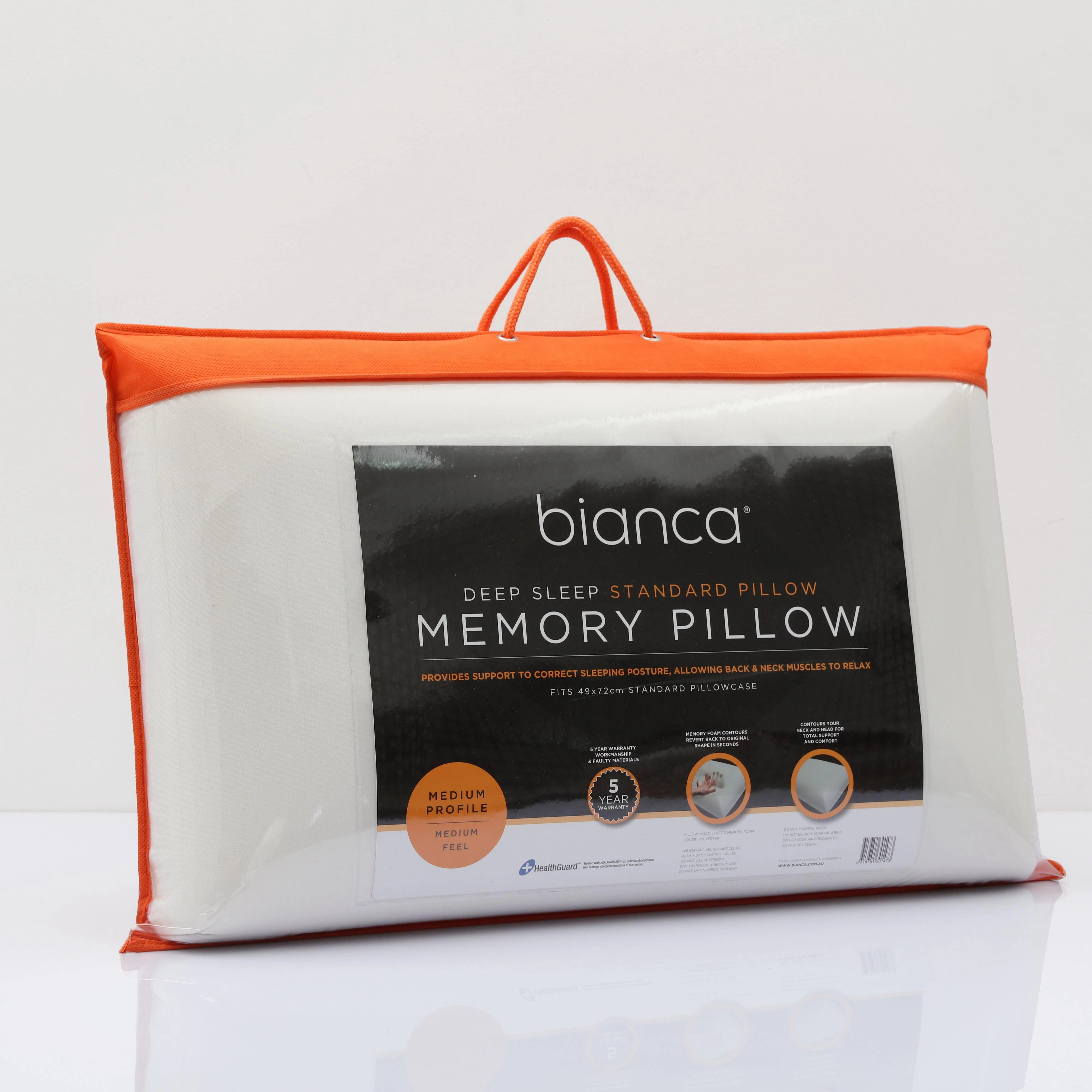 Deep Sleep Standard Profile Memory Pillow