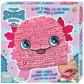 DIY Magic Scrunch Pillow Axolotl - Plush Craft Kit