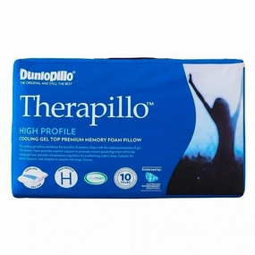 Dunlopillo Therapillo Cooling Gel Top Premium Memory Foam HIGH PROFILE Pillow