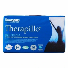 Dunlopillo Therapillo Cooling Gel Top Premium Memory Foam HIGH PROFILE Pillow