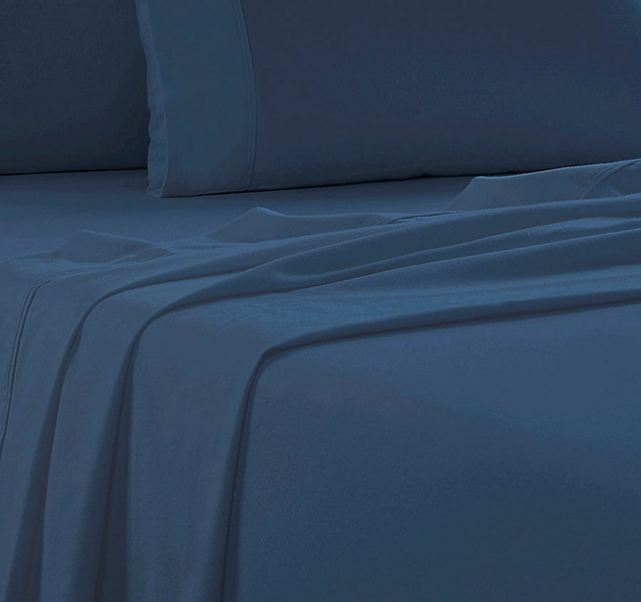 Egyptian Cotton Flannelette Mega Sheet Set Range Ink