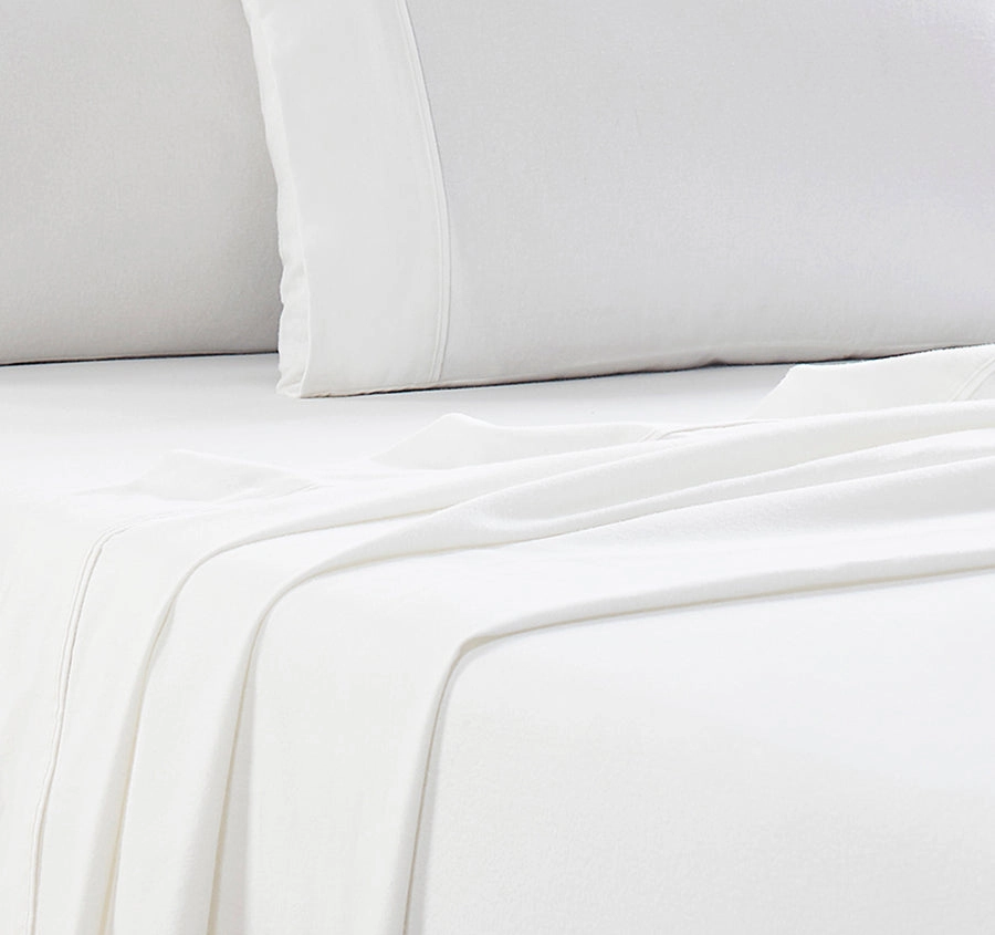 Egyptian Cotton Flannelette Mega Sheet Set Range Snowy