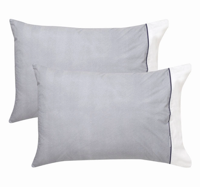 Essex Standard Pillowcase Pair Navy