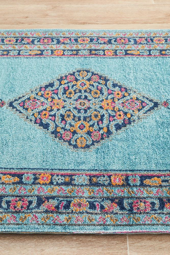 Eternal 901 Runner Rug (Blue) by Rug Culture
