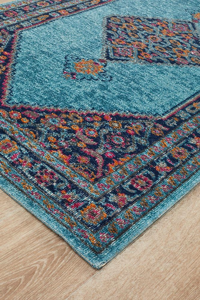 Eternal 901 Runner Rug (Blue) by Rug Culture