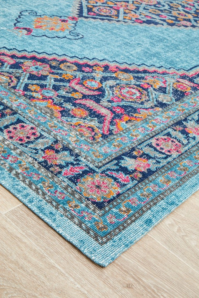 Eternal 910 Rug (Blue) by Rug Culture