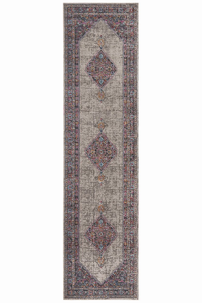 Eternal 910 Runner Rug (Grey) by Rug Culture