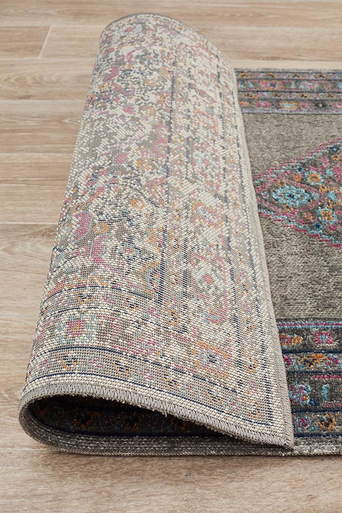 Eternal 910 Runner Rug (Grey) by Rug Culture