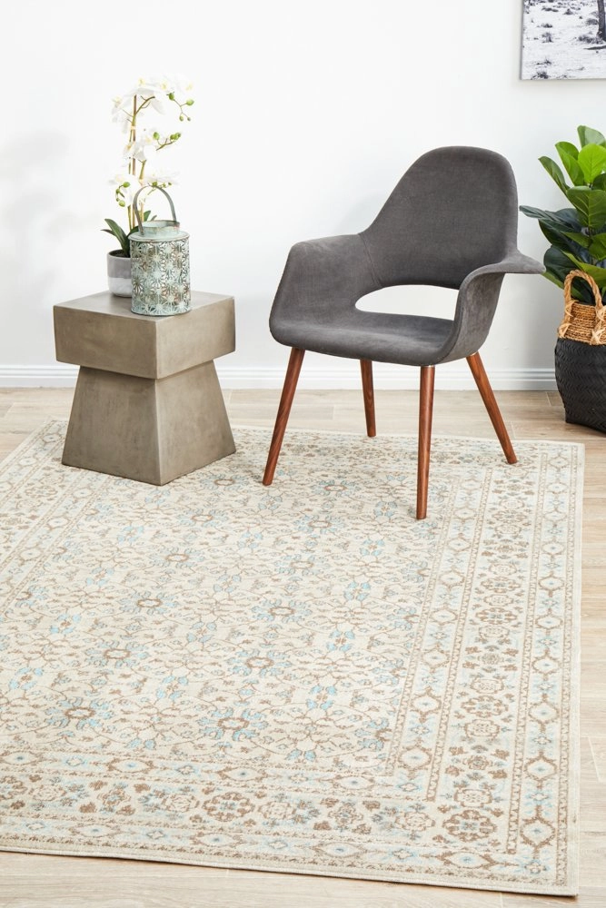 Eternal 911 Rug (Bone) by Rug Culture