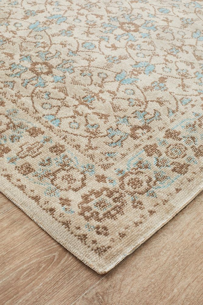 Eternal 911 Runner Rug (Bone) by Rug Culture