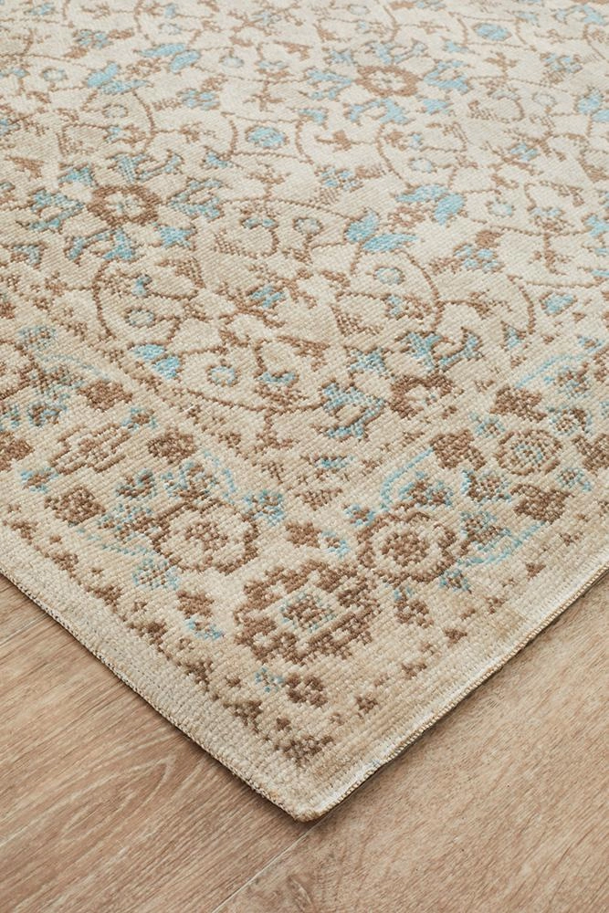 Eternal 911 Runner Rug (Bone) by Rug Culture