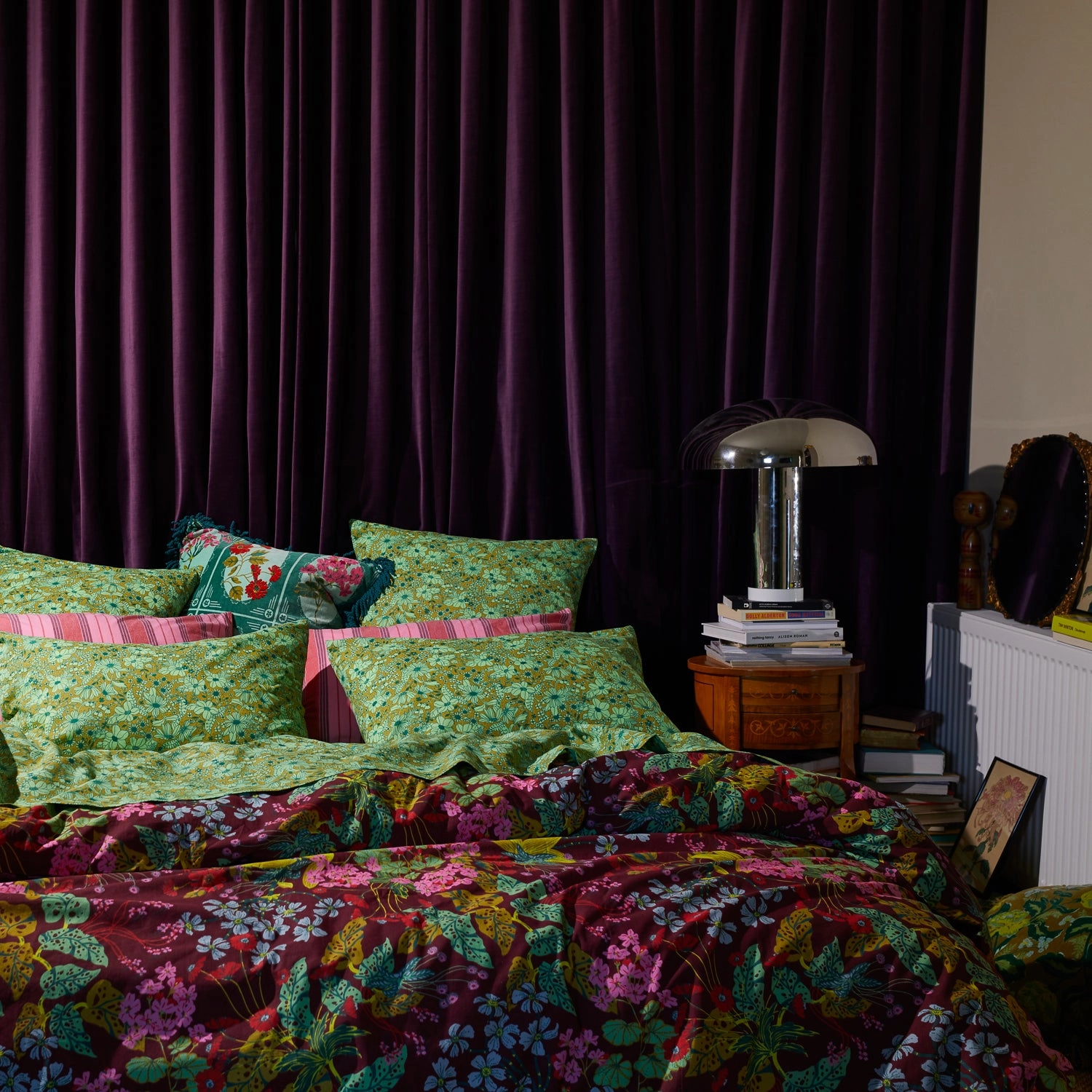 Evette Cotton Pillowcase Set - Olive