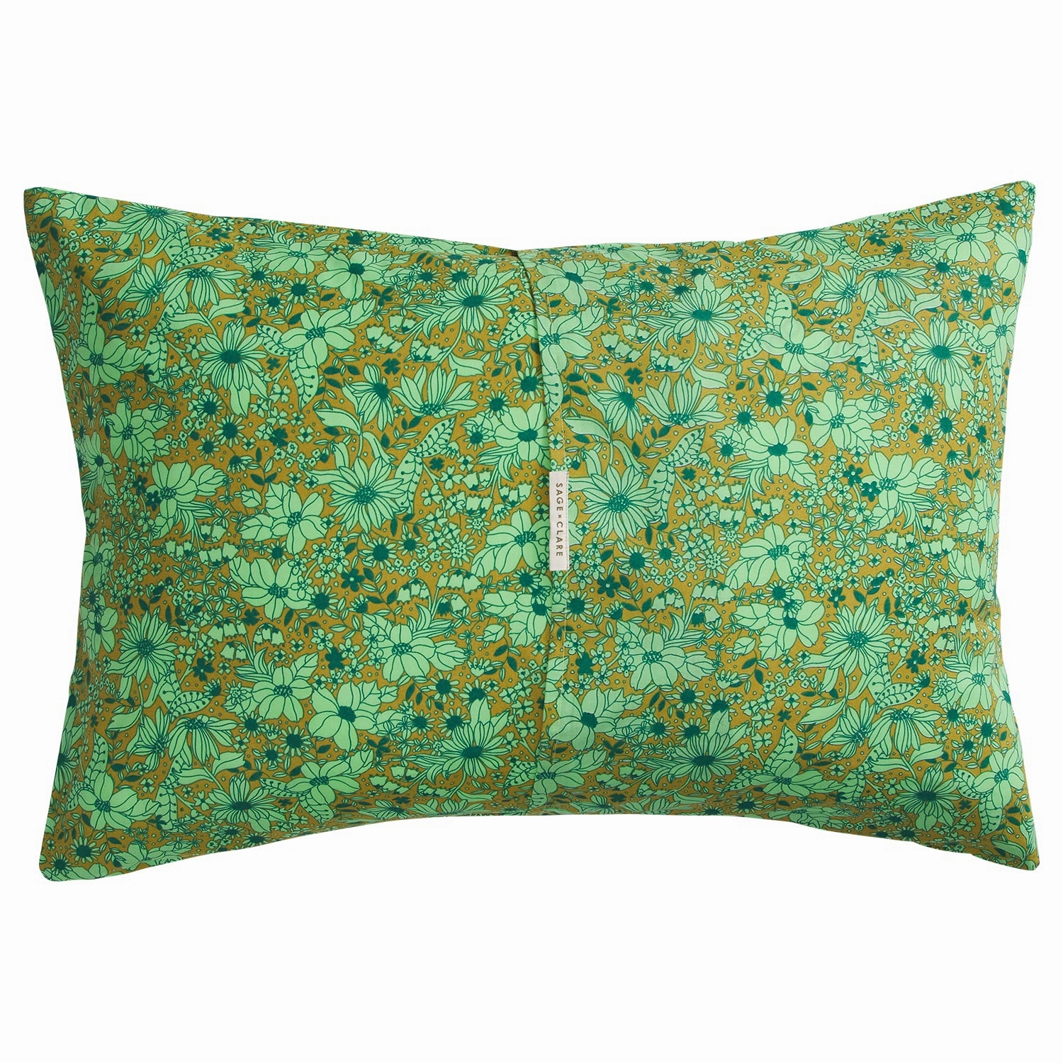 Evette Cotton Pillowcase Set - Olive
