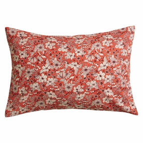 Evette Cotton Pillowcase Set - Scarlet