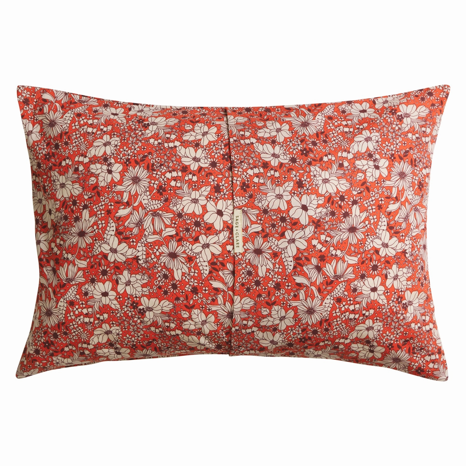 Evette Cotton Pillowcase Set - Scarlet