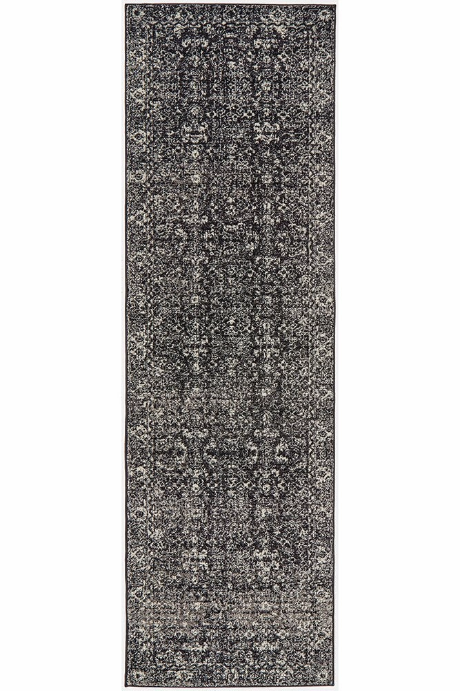 Evoke 252 Runner Rug (Charcoal) by Rug Culture