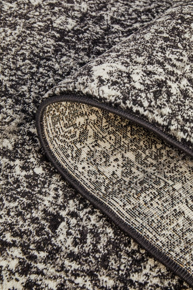 Evoke 252 Runner Rug (Charcoal) by Rug Culture