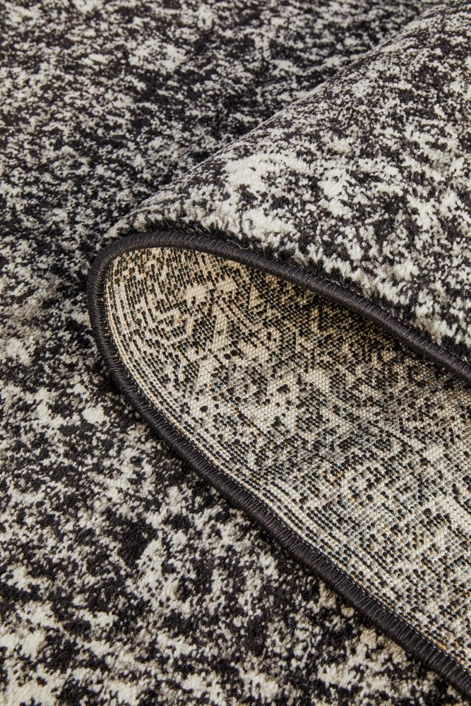 Evoke 252 Runner Rug (Charcoal) by Rug Culture