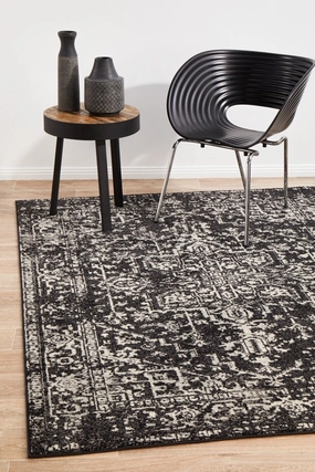 Evoke 253 Rug (Charcoal) by Rug Culture
