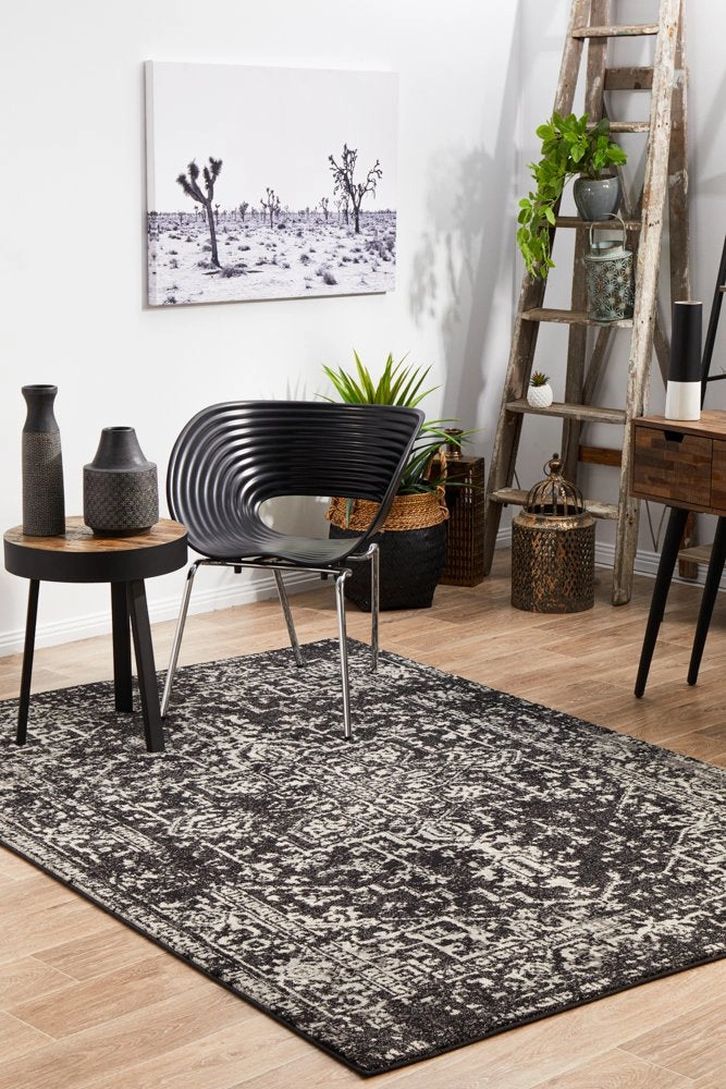 Evoke 253 Rug (Charcoal) by Rug Culture