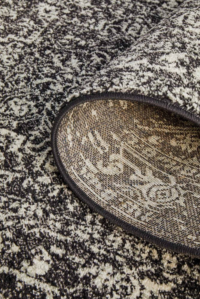 Evoke 253 Runner Rug (Charcoal) by Rug Culture