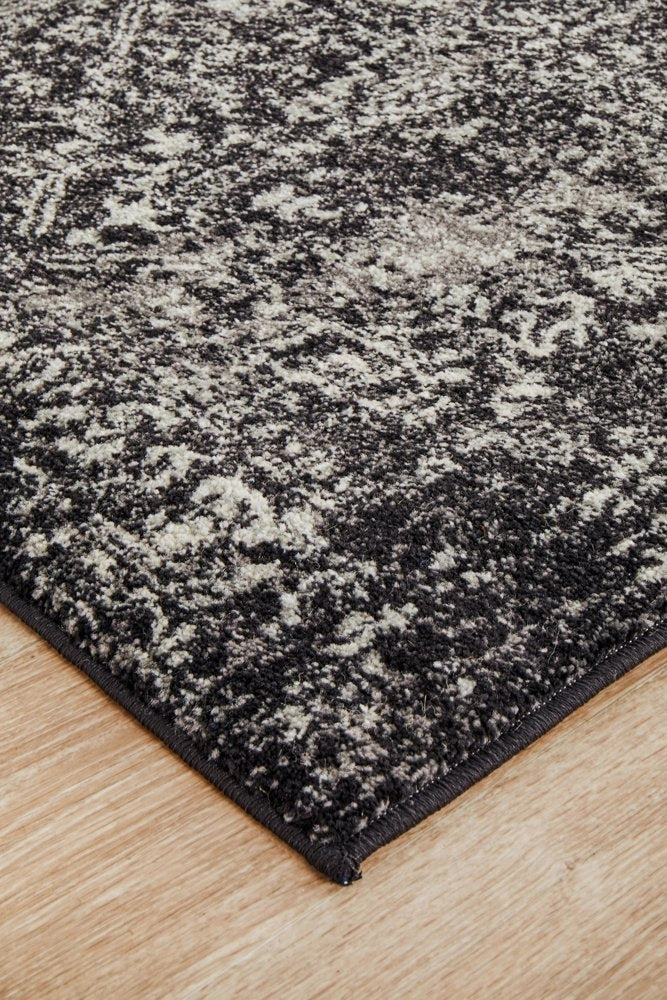 Evoke 253 Runner Rug (Charcoal) by Rug Culture
