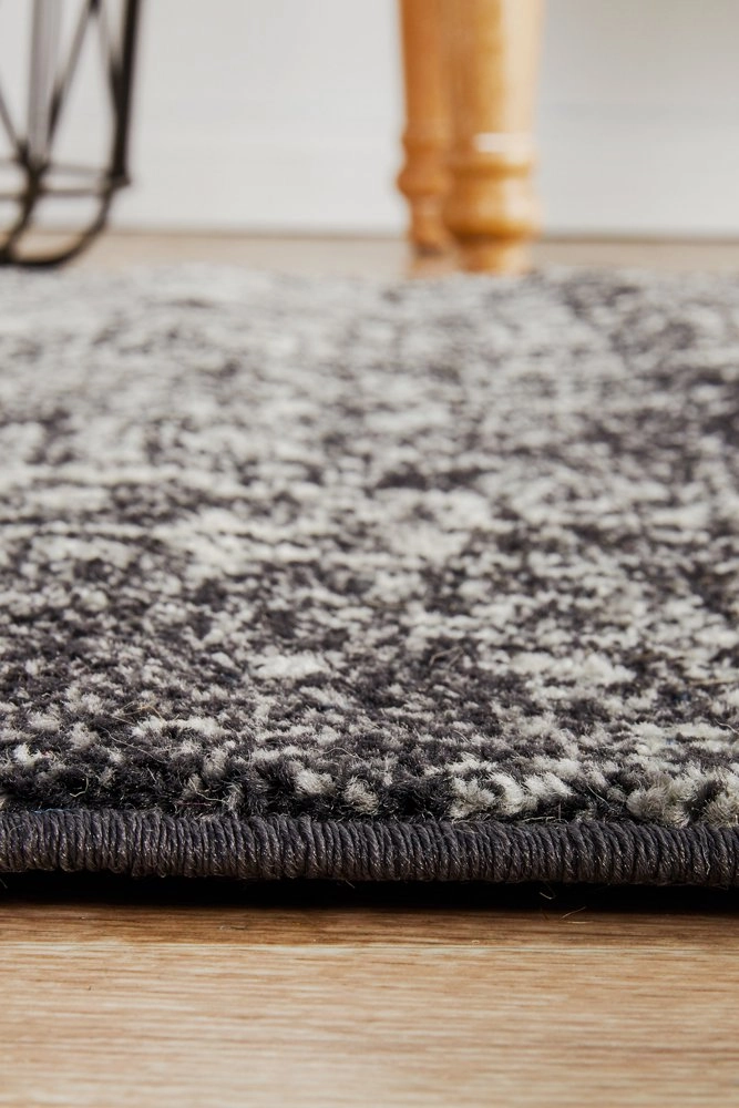 Evoke 253 Runner Rug (Charcoal) by Rug Culture