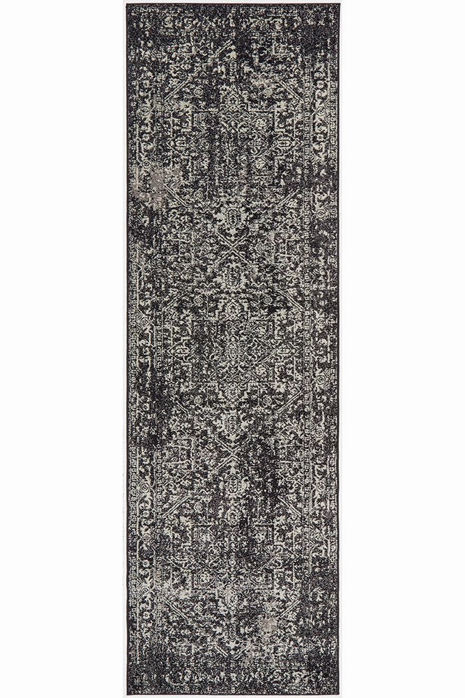 Evoke 253 Runner Rug (Charcoal) by Rug Culture