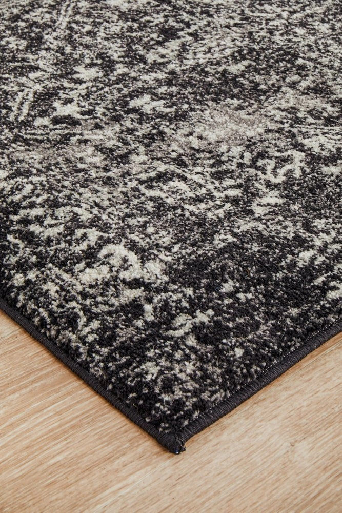 Evoke 253 Runner Rug (Charcoal) by Rug Culture