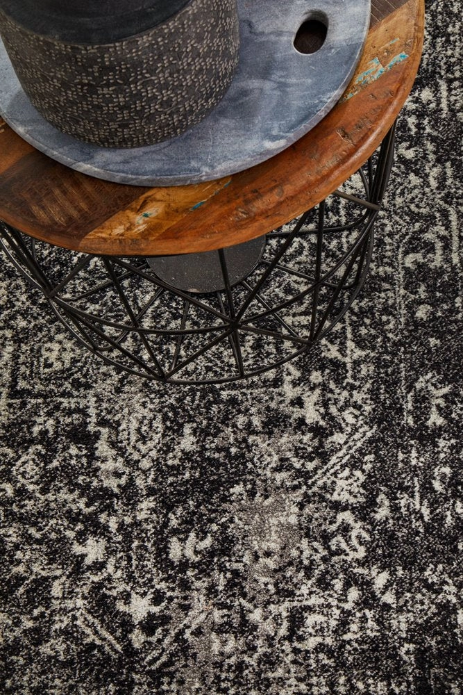 Evoke 253 Runner Rug (Charcoal) by Rug Culture