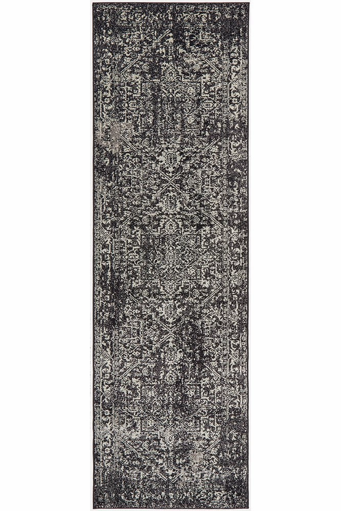 Evoke 253 Runner Rug (Charcoal) by Rug Culture