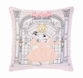 Fashion Claris European Pillowcase Blush