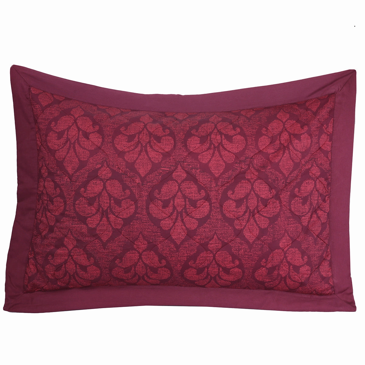 Folklore Transition Diamond Festivity Machine Quilted 2 Pc Standard Pillow Sham Set