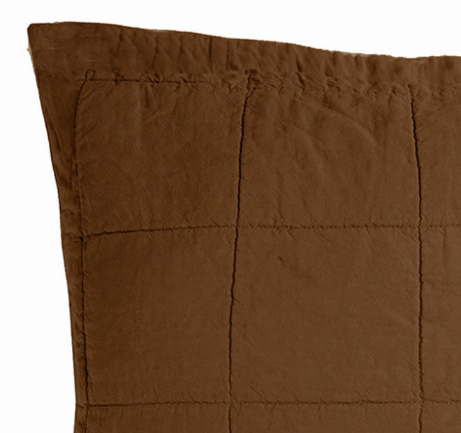 French Linen European Pillowsham Hazel
