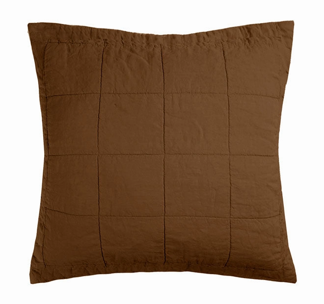 French Linen European Pillowsham Hazel