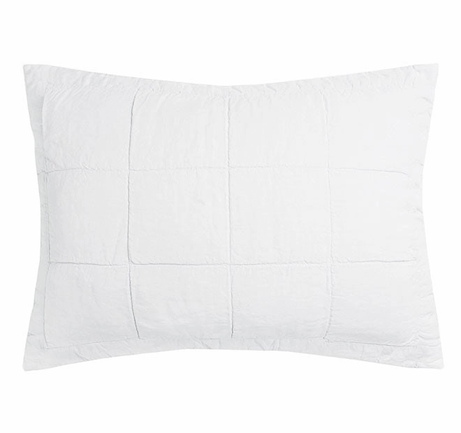 French Linen Standard Pillowsham Snow