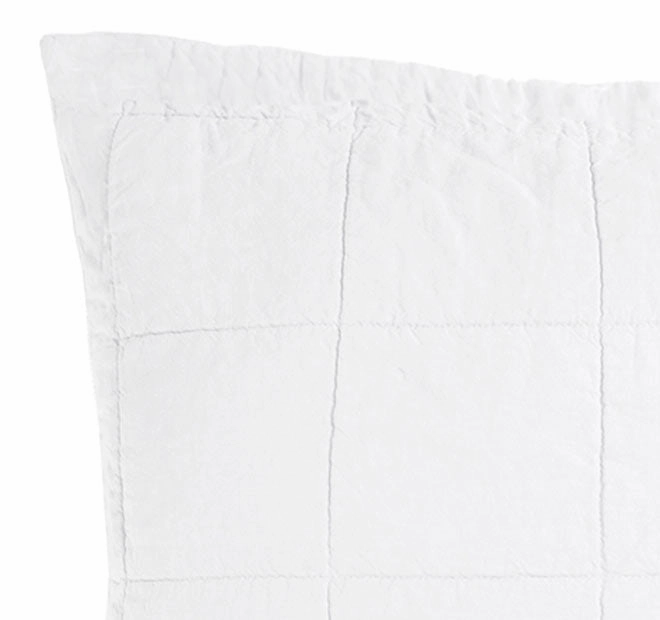 French Linen Standard Pillowsham Snow