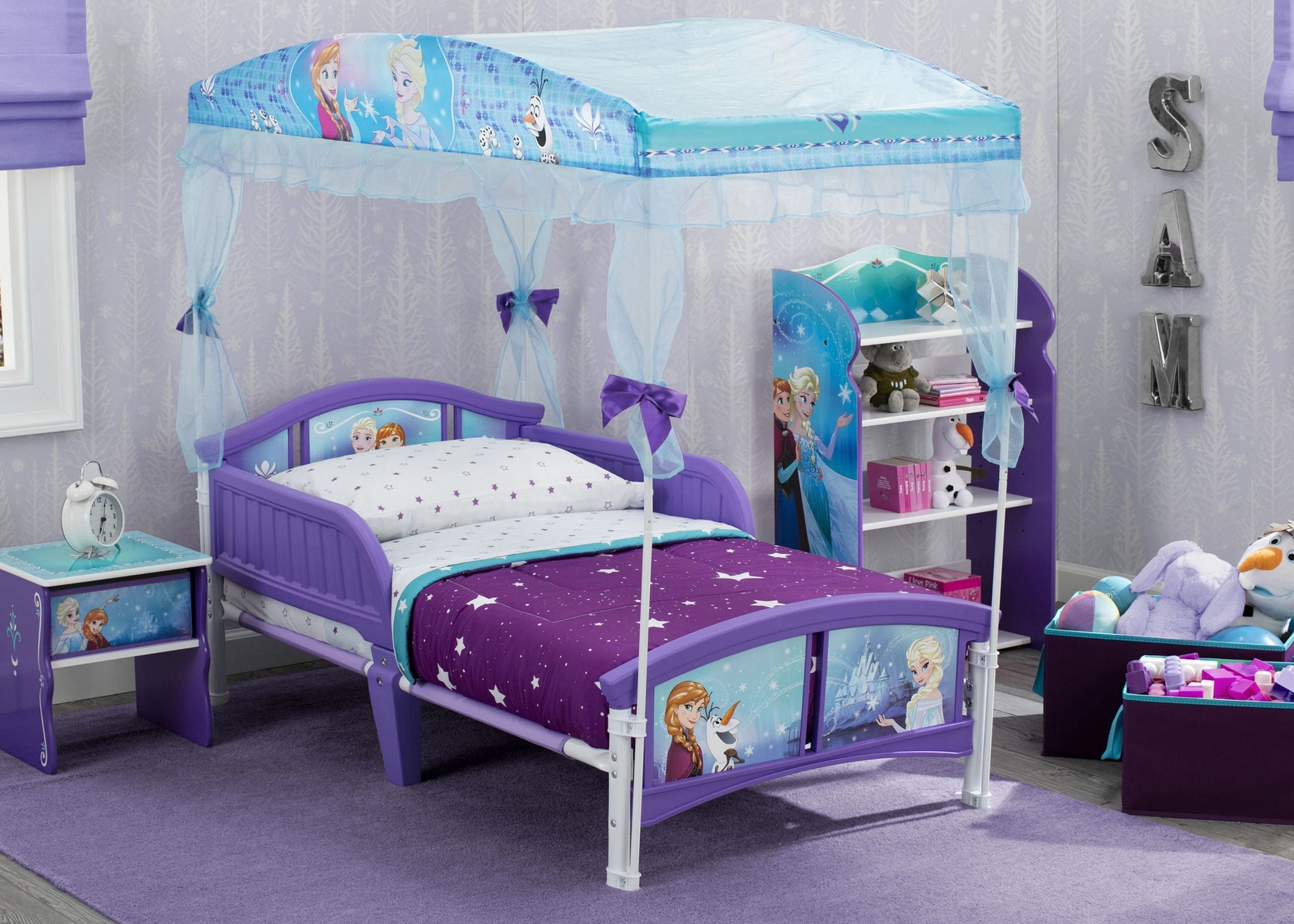 Frozen Toddler Canopy Bed