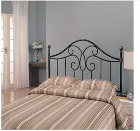 Full/Queen Metal Headboard Black