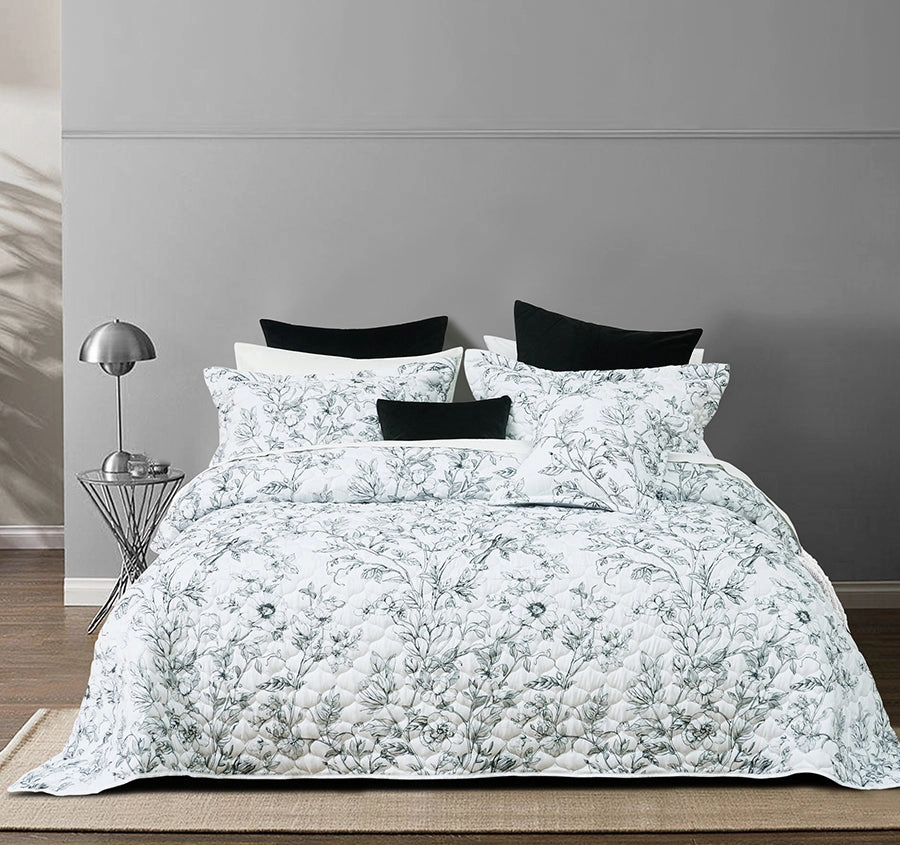 Gracie Bedspread Set Range White