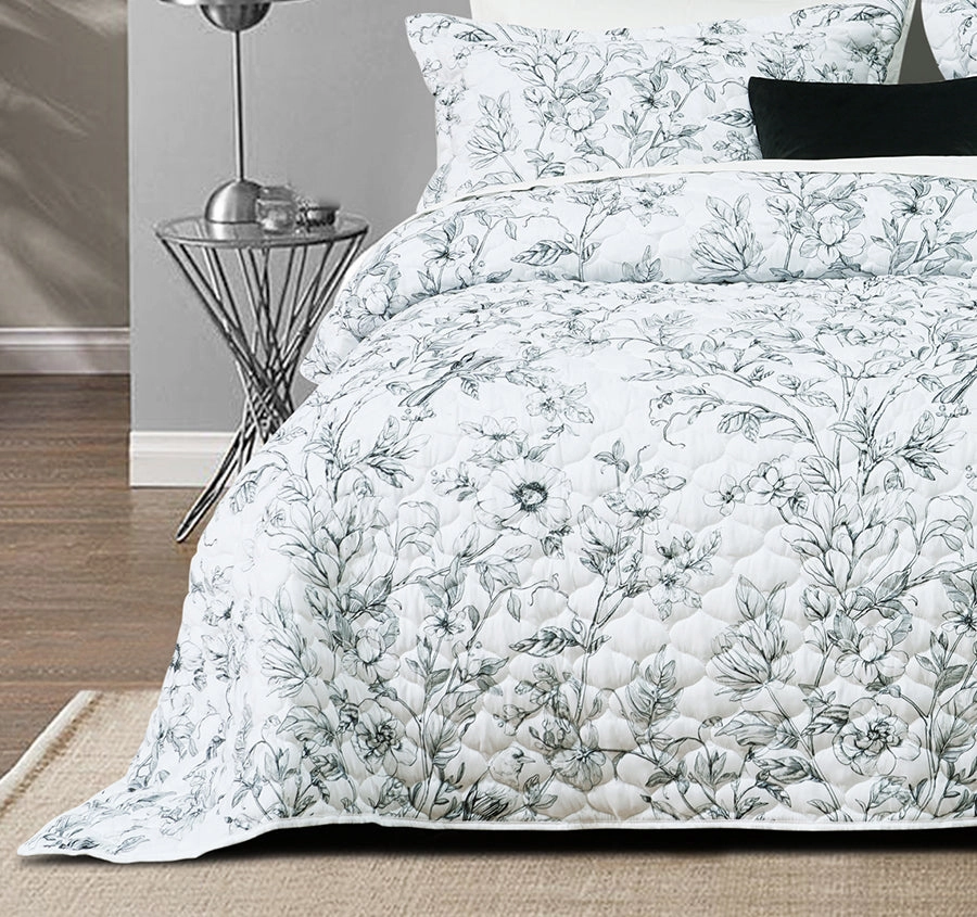 Gracie Bedspread Set Range White